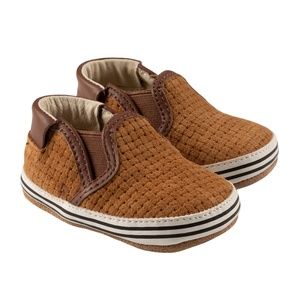 Robeez Baby Shoes - Tan Weave - 9-12m